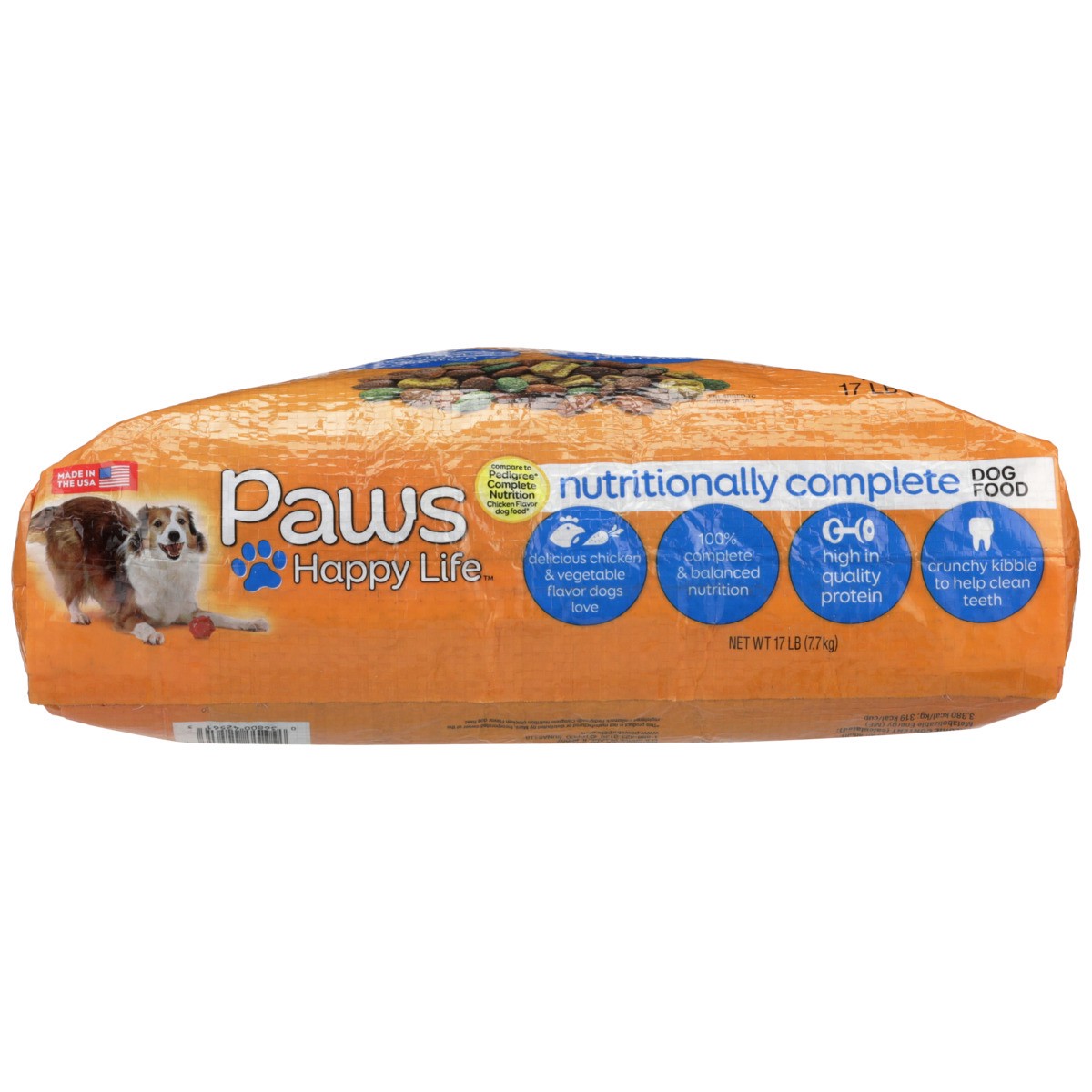 slide 4 of 9, Paws Happy Life Chicken And Vegetable Nutritionally Complete Dog Food, 17 lb