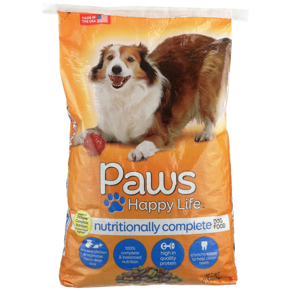 slide 6 of 9, Paws Happy Life Chicken And Vegetable Nutritionally Complete Dog Food, 17 lb