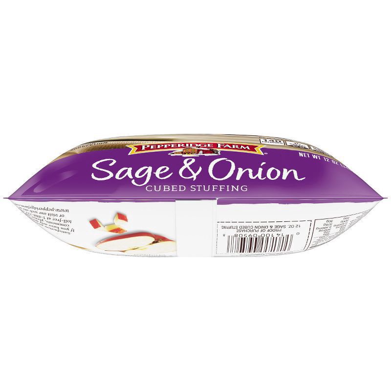 slide 5 of 7, Pepperidge Farm Cubed Sage Onion Stuffing, 12 oz