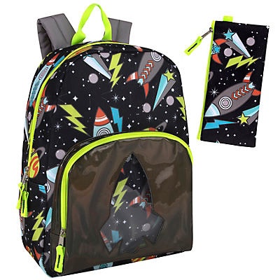 slide 1 of 1, AD Sutton Spaceship Backpack with Pencil Case, 2 ct