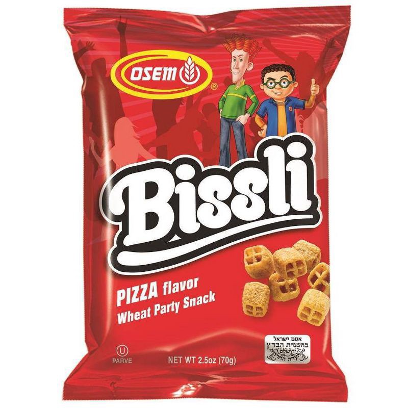 slide 1 of 3, Osem Bissli Pizza 2.5oz, 2.5 oz