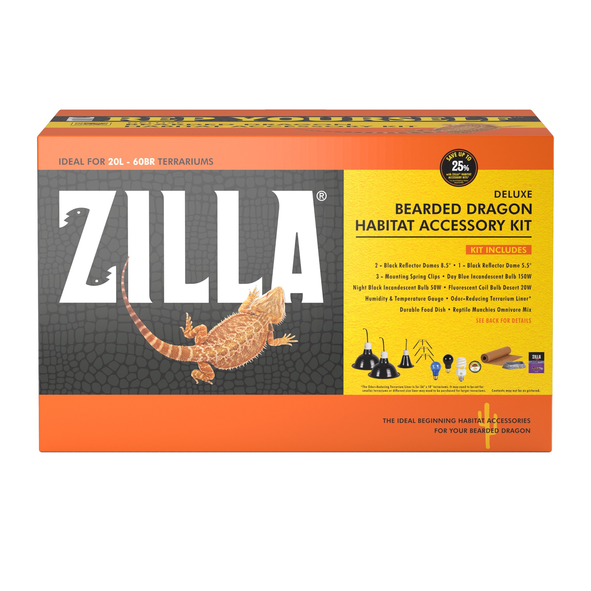 slide 5 of 5, Zilla Bearded Dragon Habitat Accessory Kit, 1 ct