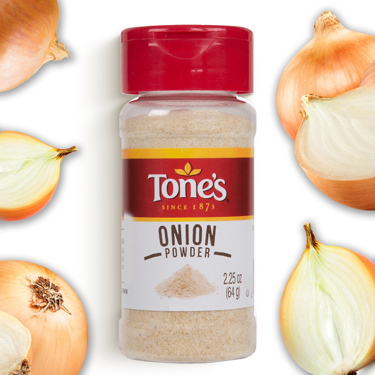 slide 1 of 8, Tone's Onion Powder, 2.25 oz, 2.25 oz