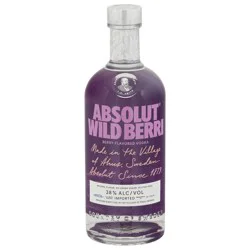 Absolut Wild Berri Vodka 750 ml
