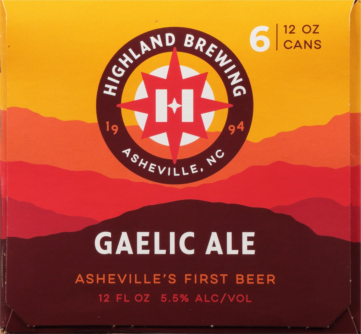 slide 11 of 11, Highland Brewing Company Gaelic Ale Beer 6 - 12 oz Cans, 6 ct