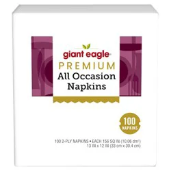 Giant Eagle Premium All Occasion Napkins, 2-Ply