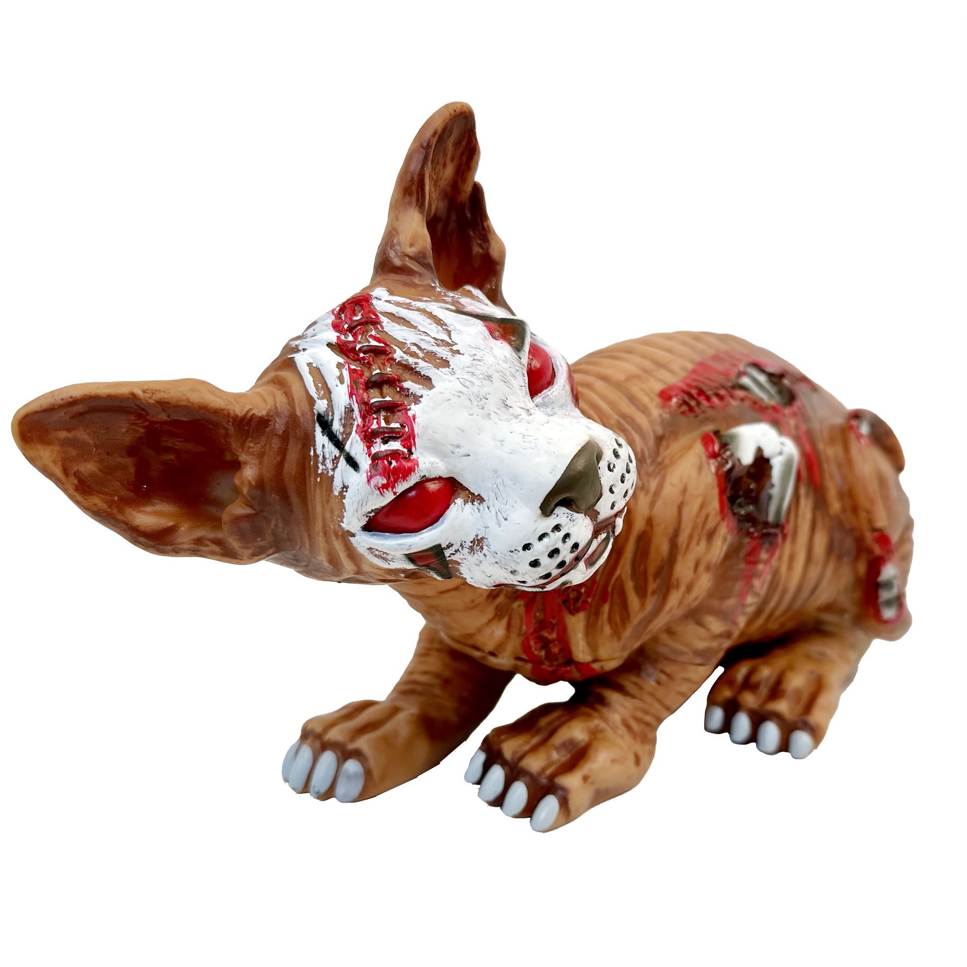 slide 3 of 3, 13" Zombie Sphynx Cat By Ashland, 13 in