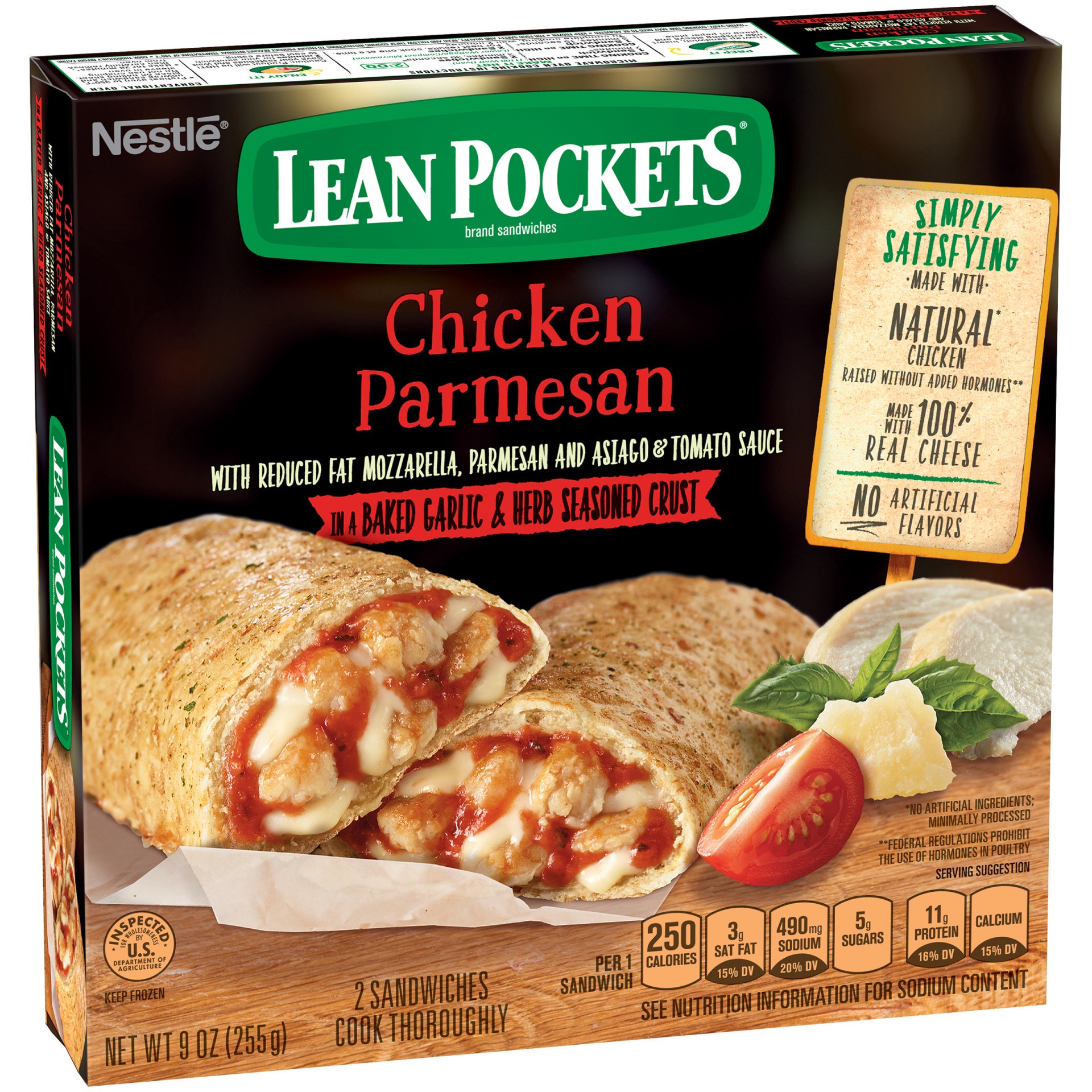 slide 2 of 10, Lean Pockets Frozen Sandwich, 9 oz