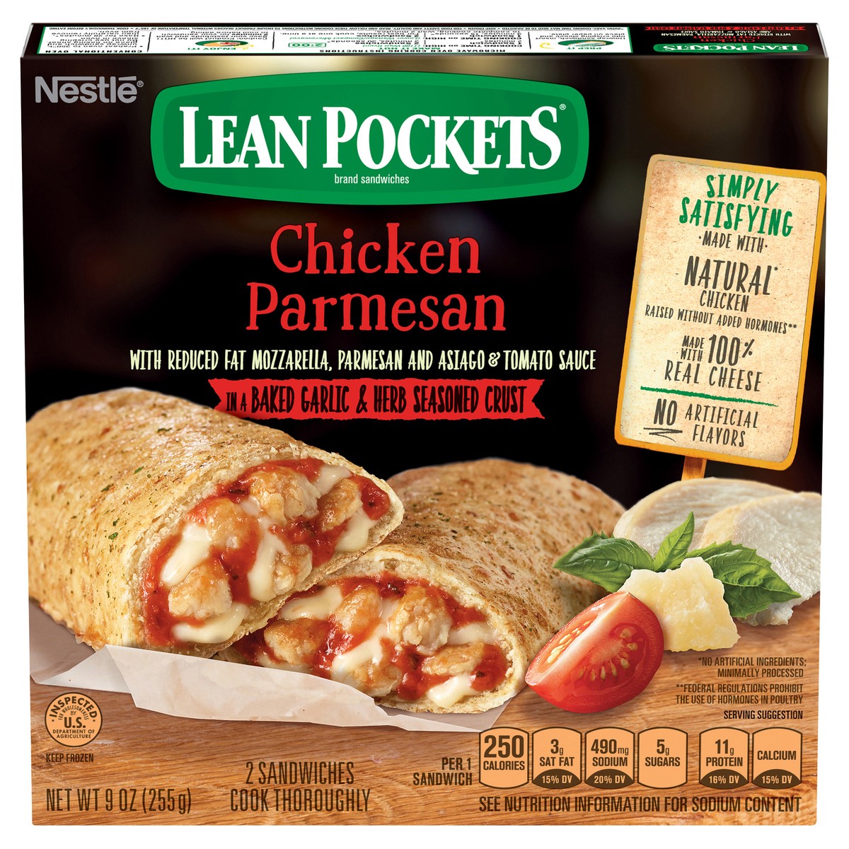 slide 1 of 10, Lean Pockets Frozen Sandwich, 9 oz