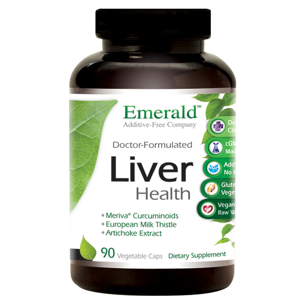 slide 1 of 1, Emerald Laboratories Liver Health Veg Capsules, 90 ct