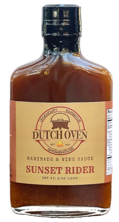 slide 1 of 1, Dutch Oven Sunset Rider Marinade & Wing Sauce, 8 oz