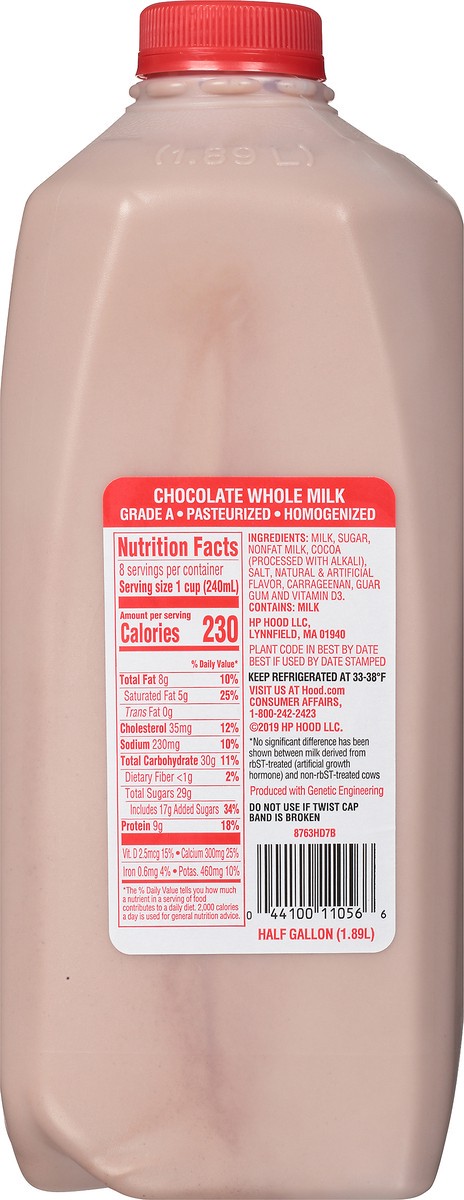 slide 9 of 10, Hood Moo Struck Chocolate Whole Milk, 64 oz, 64 oz