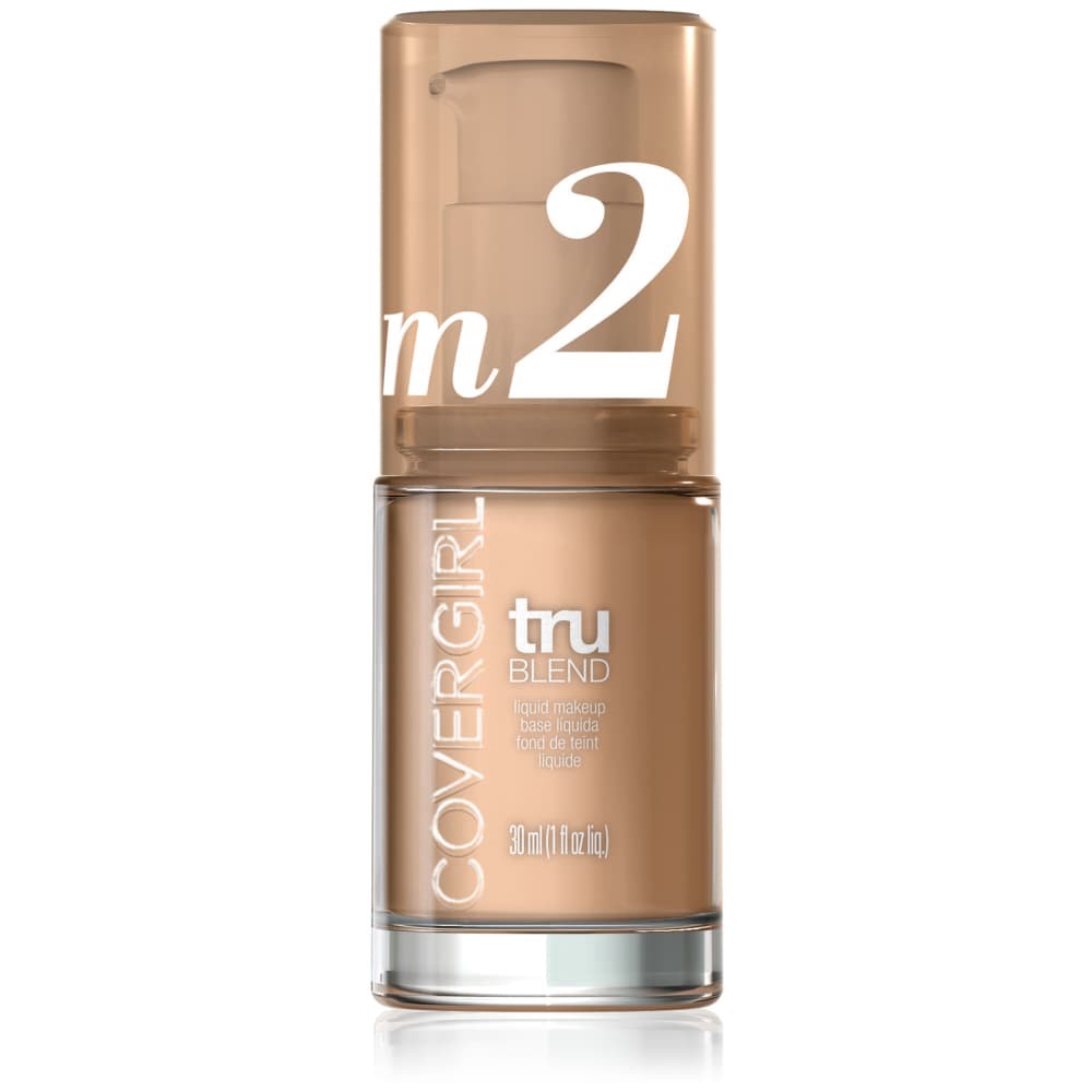 slide 1 of 4, Covergirl TruBlend Liquid Makeup, Medium Light M-2, 1 fl oz