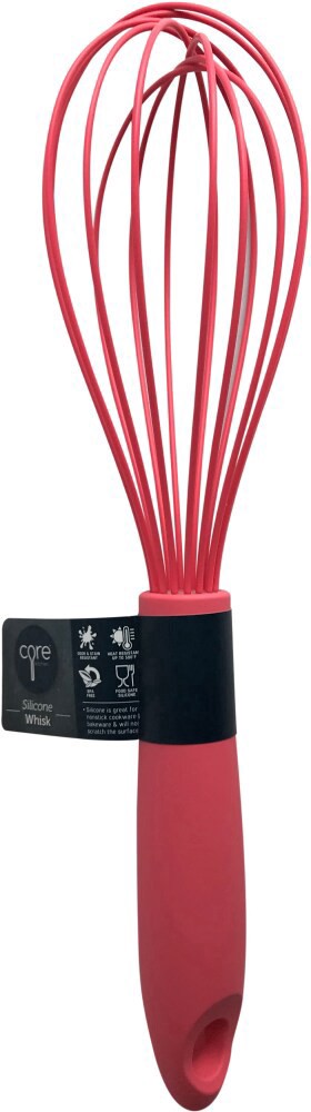 slide 4 of 5, Core Home Silicone Whisk - Assorted, 1 ct