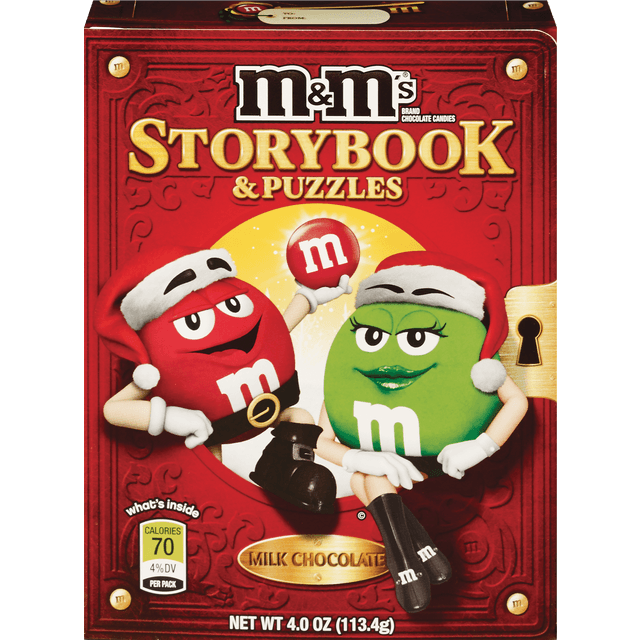 slide 1 of 1, M&M's Milk Chocolate Storybook & Puzzles, 3.7 oz