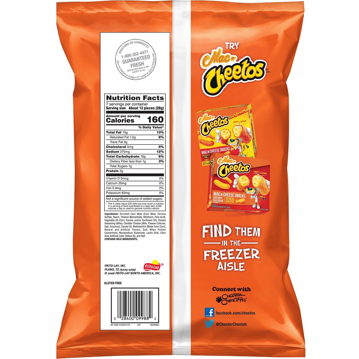 slide 2 of 5, Cheetos Snacks, 7 oz