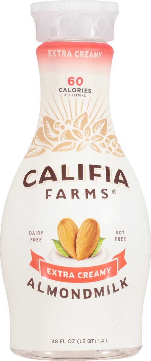 slide 2 of 9, Califia Farms Creamy Original Pure Almond Milk, 48 oz