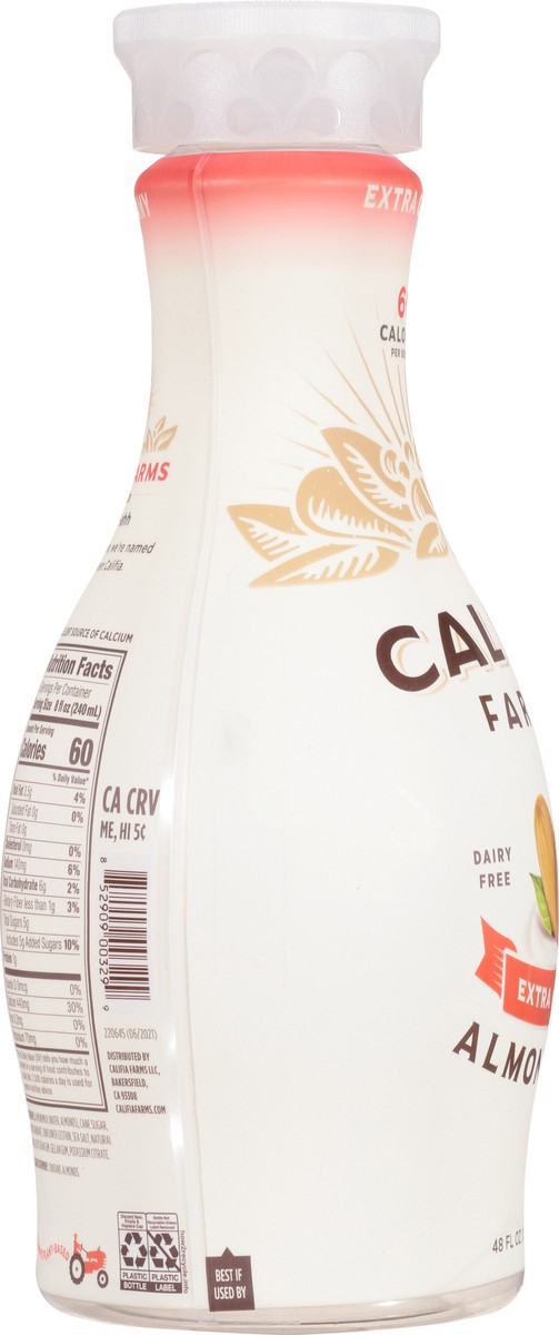 slide 9 of 9, Califia Farms Creamy Original Pure Almond Milk, 48 oz