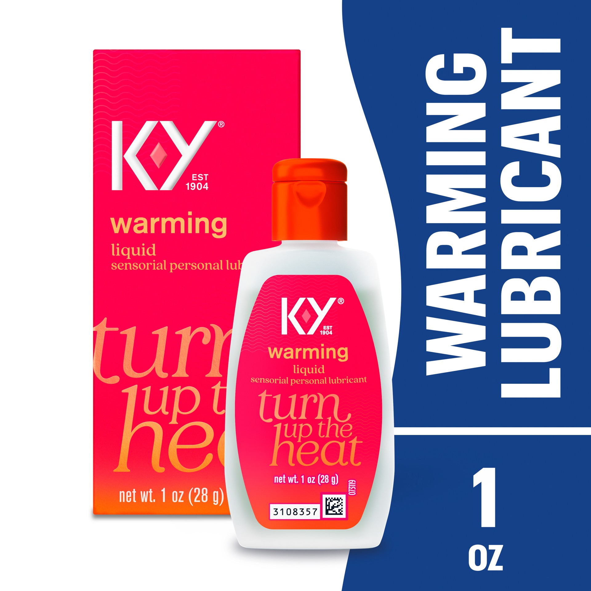 slide 1 of 1, K-Y Warming Liquid Lube, Sensorial Personal Lubricant, Glycerin Based Formula, Safe to Use with Latex Condoms, For Men, Women and Couples, 1 FL OZ, 1 oz