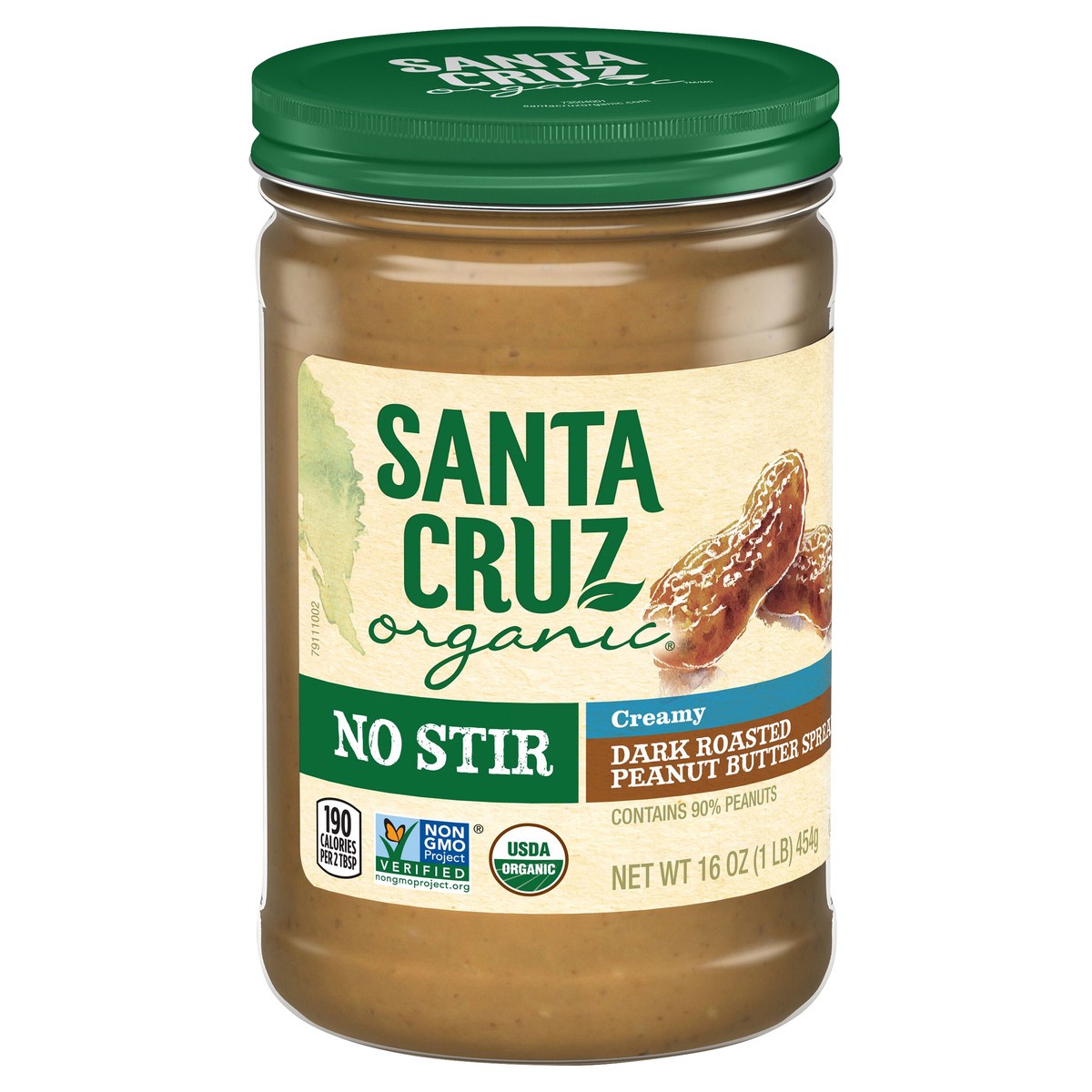 slide 3 of 8, Santa Cruz Organic Peanut Butter, 16 oz