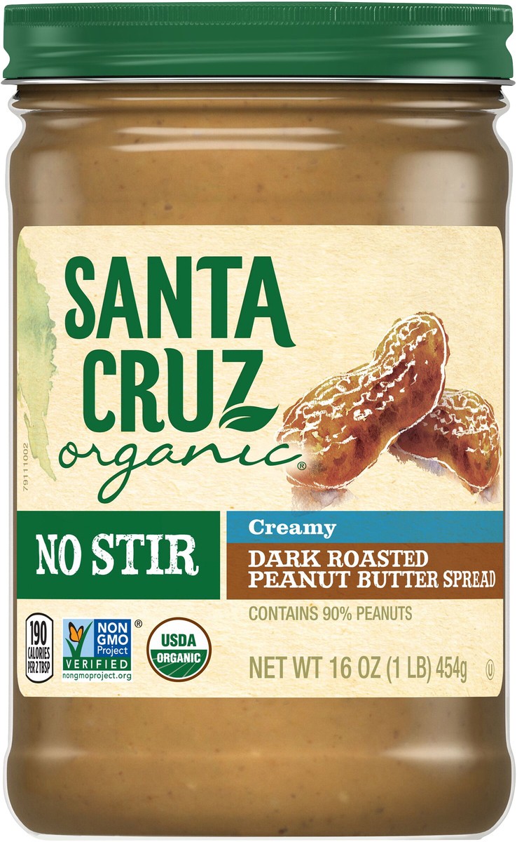 slide 5 of 8, Santa Cruz Organic Peanut Butter, 16 oz