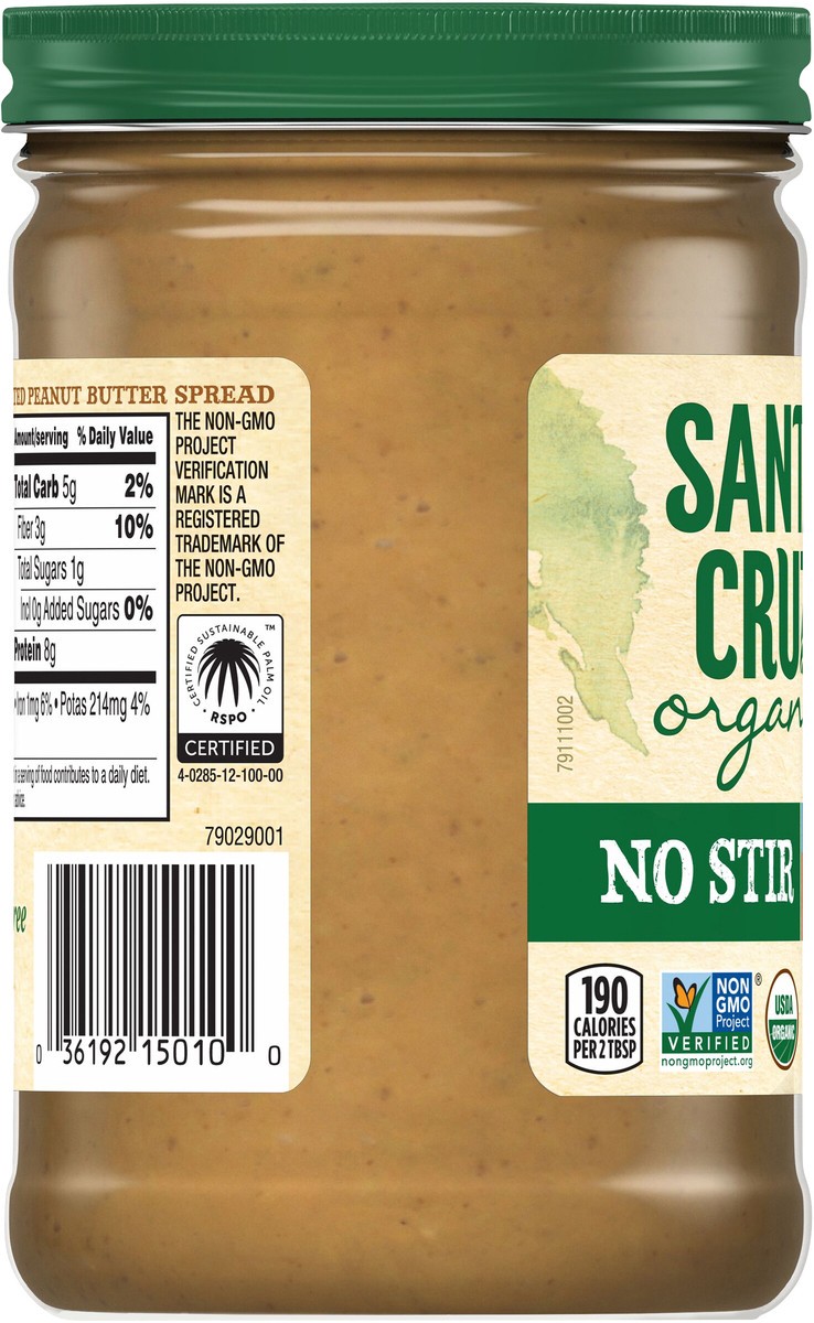 slide 6 of 8, Santa Cruz Organic Peanut Butter, 16 oz