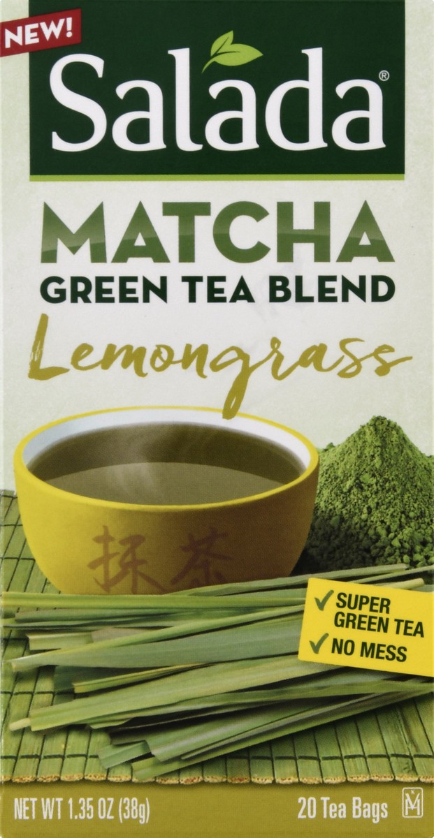 slide 13 of 13, Salada Tea Matcha Tea Bags Lemongrass Green Tea Blend 20 ea, 20 ct