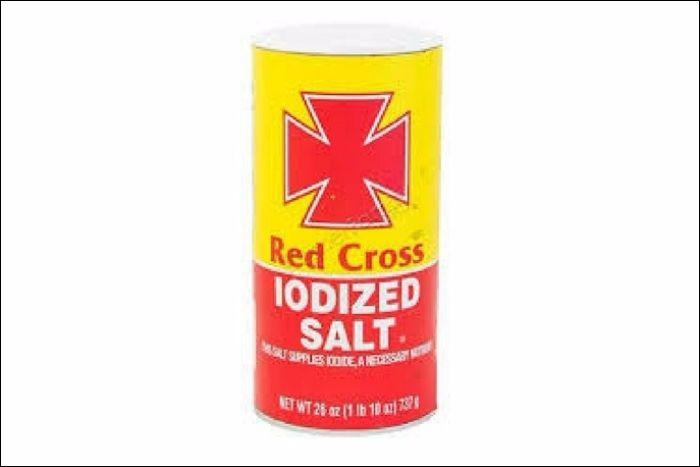 slide 1 of 1, Red Cross Salt, Iodized, 26 oz