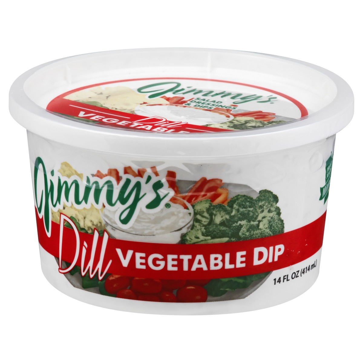 slide 5 of 10, Jimmy's Dill Veg Dip, 14 fl oz