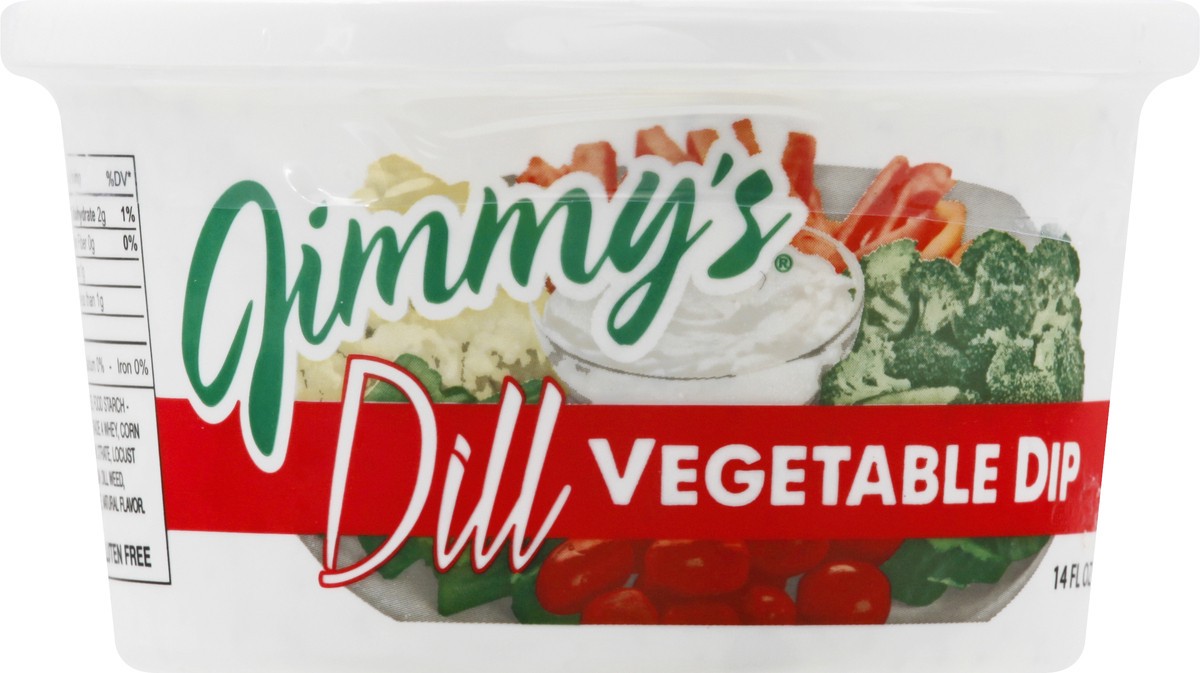 slide 9 of 10, Jimmy's Dill Veg Dip, 14 fl oz