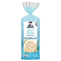Quaker Rice Cakes, Salt Free - 4.47 oz