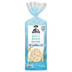 Quaker Rice Cakes, Salt Free - 4.47 oz