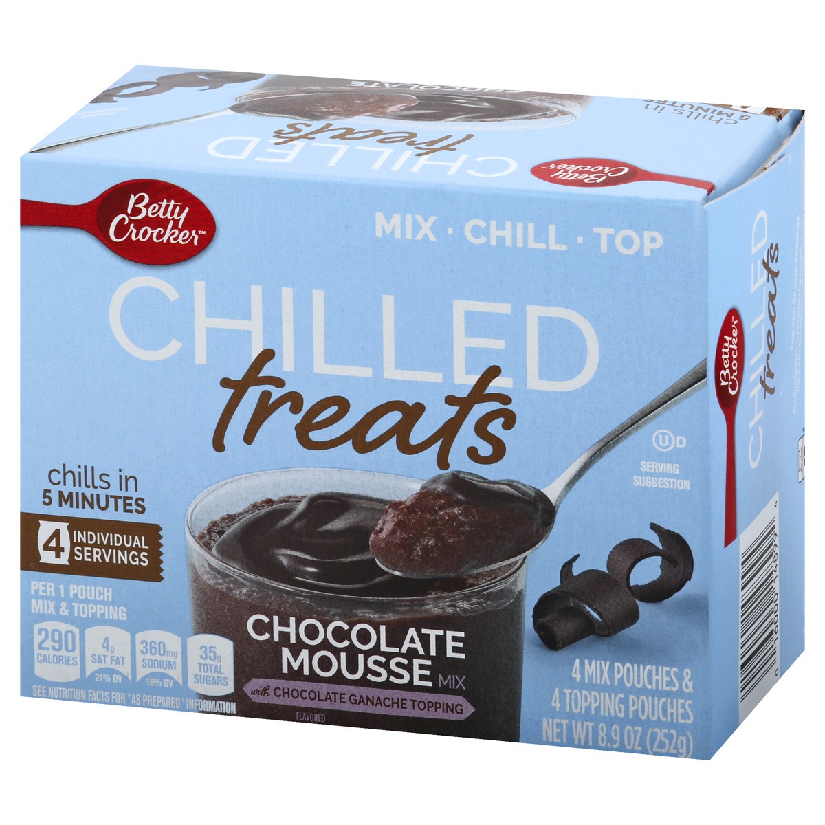 slide 3 of 9, Betty Crocker Chocolate Mousse Mix Chilled Treats 8.9 oz, 8.9 oz