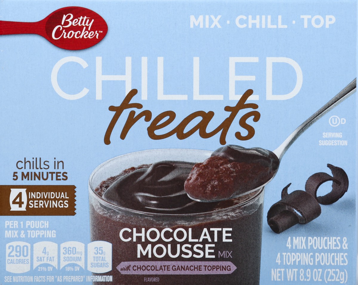 slide 6 of 9, Betty Crocker Chocolate Mousse Mix Chilled Treats 8.9 oz, 8.9 oz