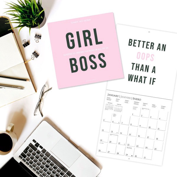 slide 3 of 5, 2025 Graphique Inspirational Monthly Wall Calendar, 12"" X 12"", Girl Boss, January 2025 To December 2025, Cy855, 1 ct