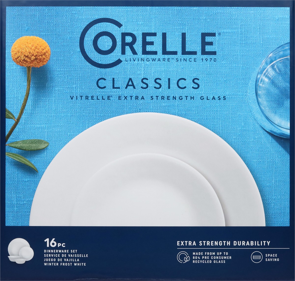 slide 2 of 9, Corelle Classics Dinnerware Set 16 CT 1 ea, 1 ct