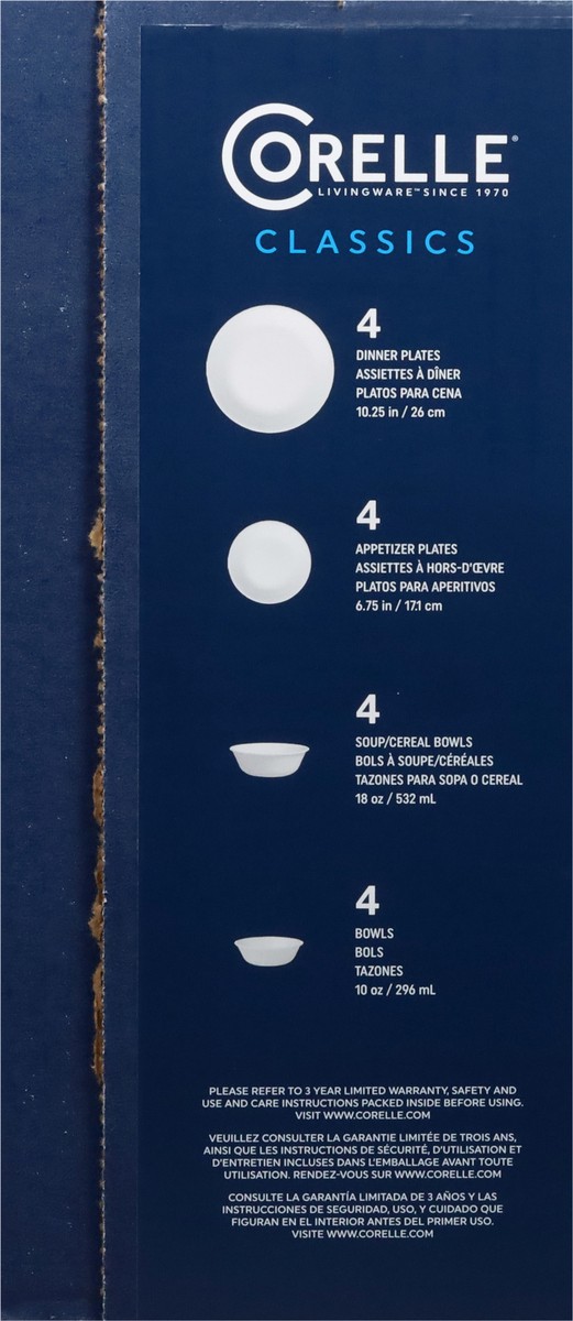 slide 9 of 9, Corelle Classics Dinnerware Set 16 CT 1 ea, 1 ct