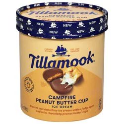 Tillamook Campfire Peanut Butter Cup Ice Cream 1.5 qt