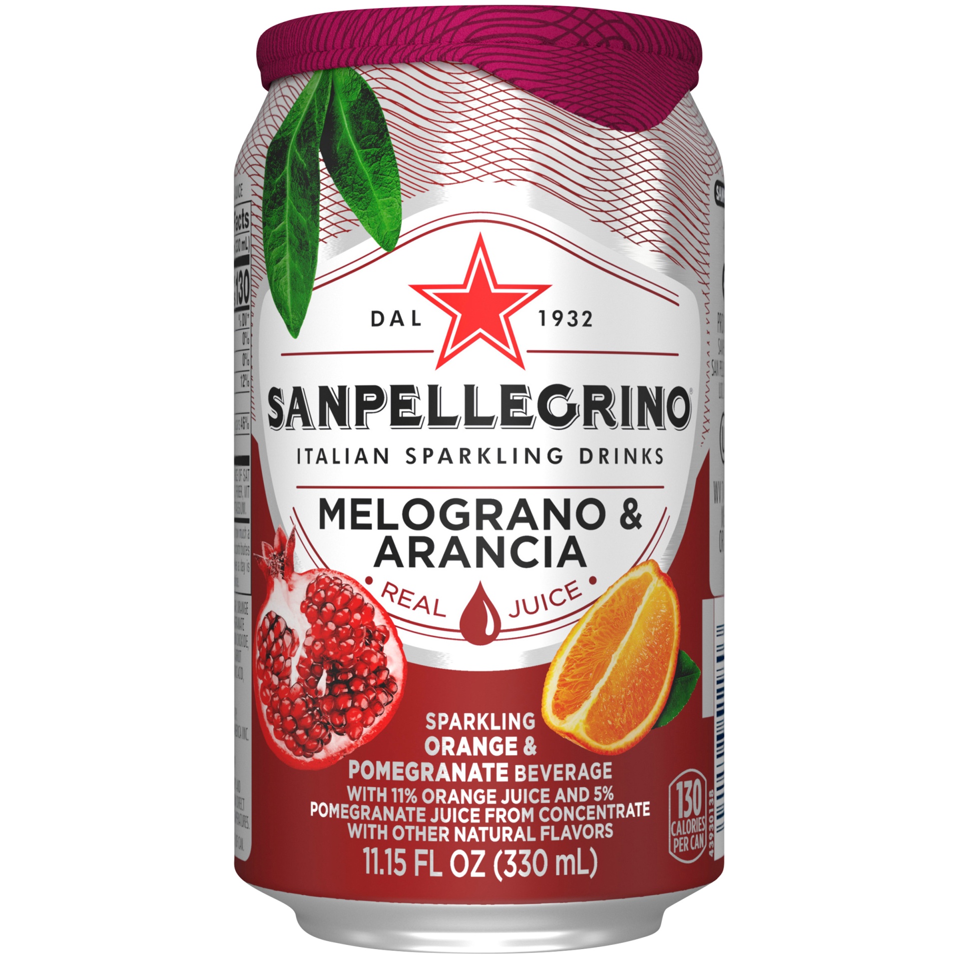 slide 1 of 6, Sanpellegrino Pomegranate and Orange Italian Sparkling Drinks, 12 fl oz