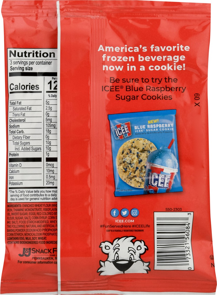 slide 12 of 13, ICEE Cherry Sugar Cookies 3 oz, 3 oz