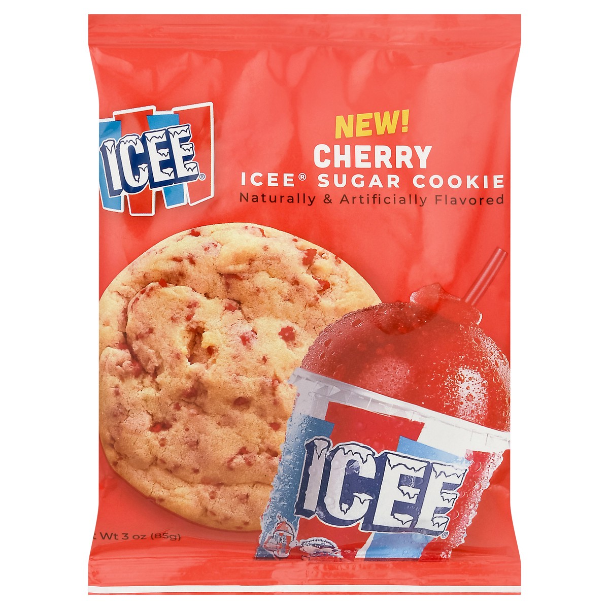 slide 6 of 13, ICEE Cherry Sugar Cookies 3 oz, 3 oz