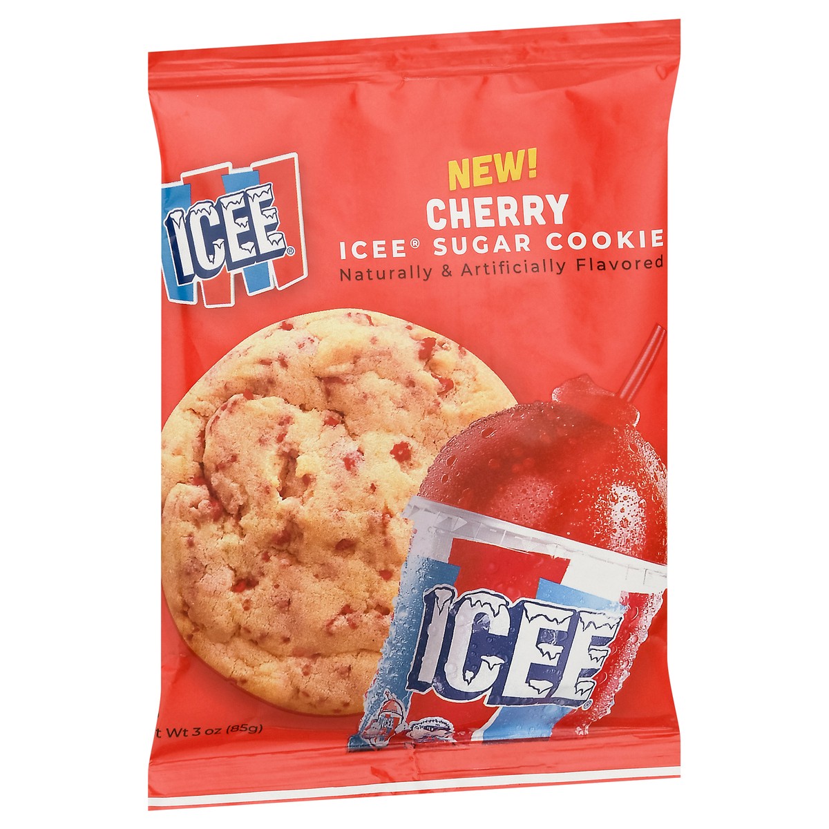 slide 4 of 13, ICEE Cherry Sugar Cookies 3 oz, 3 oz