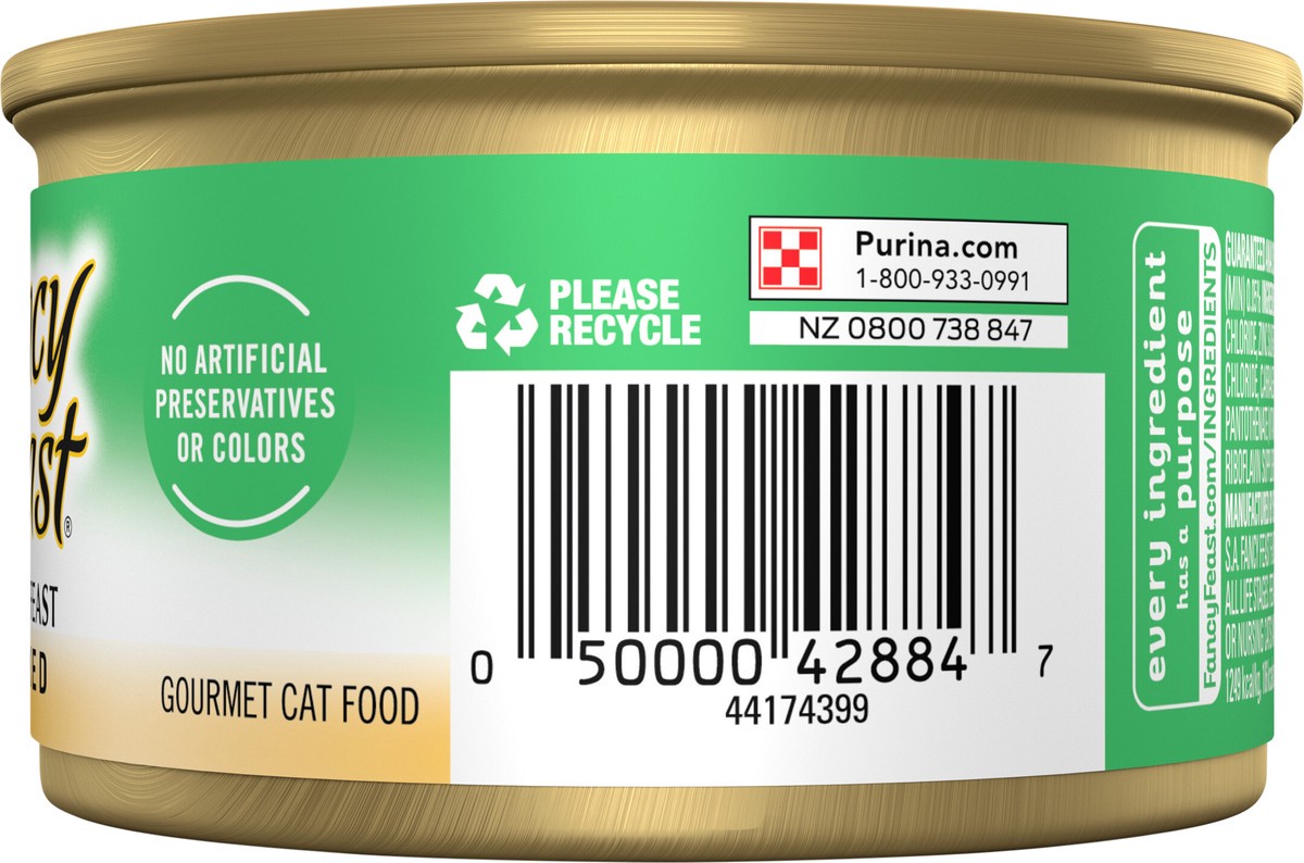 slide 2 of 7, Fancy Feast Purina Fancy Feast Flaked Trout Feast Cat Food, 3 oz