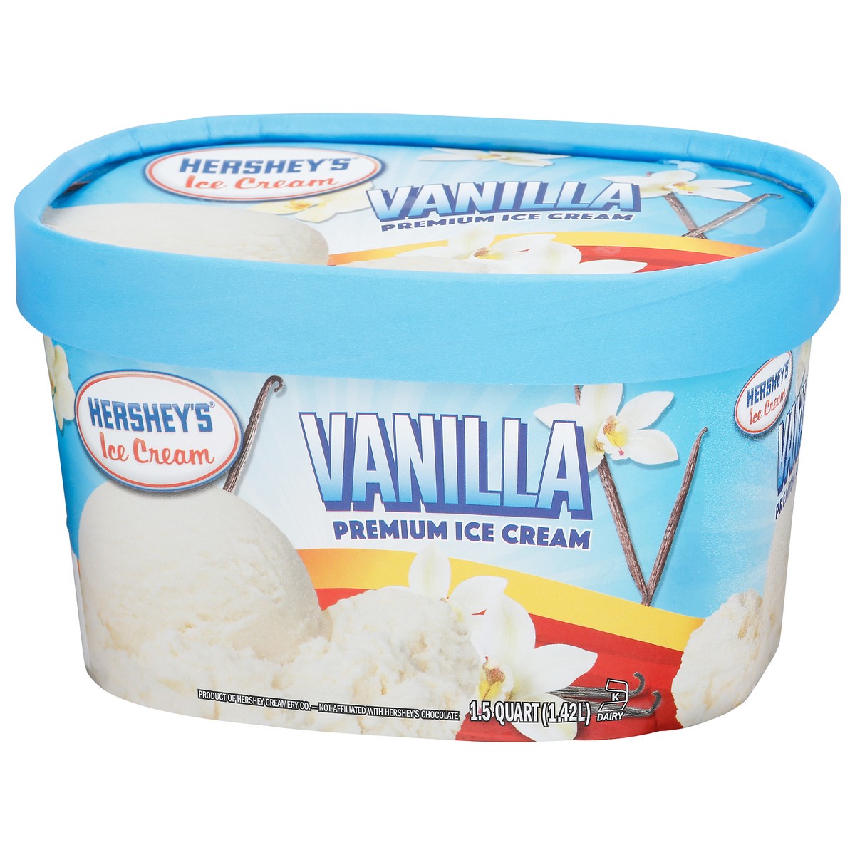 slide 7 of 13, Hershey's Premium Vanilla Ice Cream 1.5 qt, 1.5 qt
