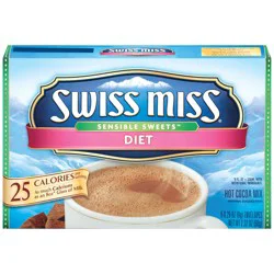 Swiss Miss Sensible Sweets Light Hot Cocoa Mix, 8 Count 2.32 oz