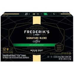 Frederiks By Meijer Pods Signature Blend Decaf - 12 ct