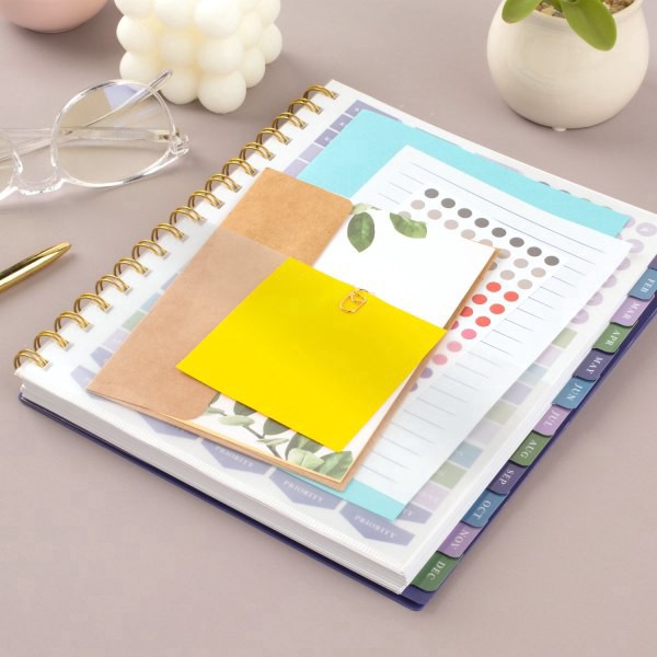 slide 3 of 9, 2025-2026 At-A-Glance Badge Weekly/Monthly Planner, 7"" X 8-3/4"", Geo, January To January, 1 ct