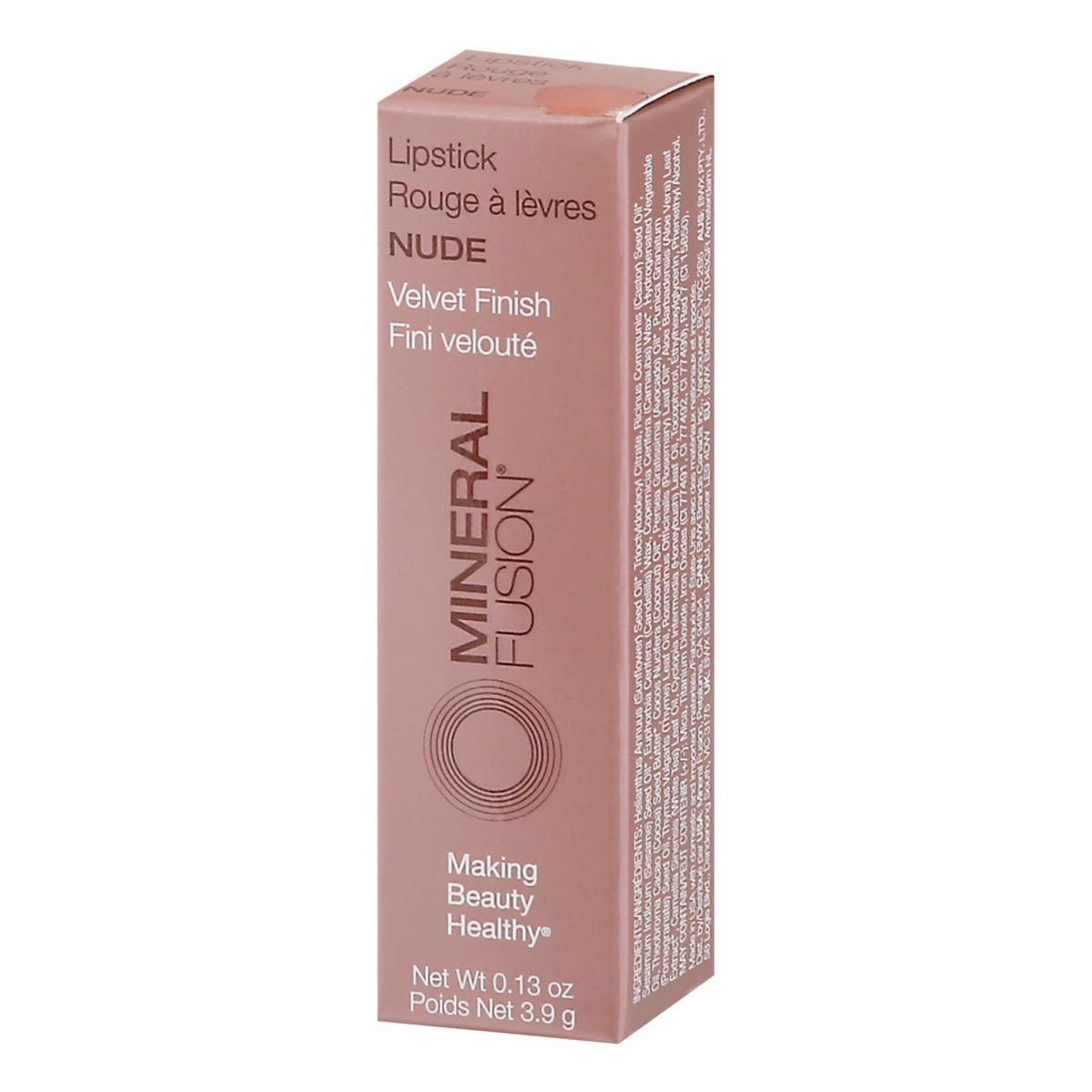 slide 9 of 12, Mineral Fusion Velvet Finish Lipstick, Nude, 1 ct