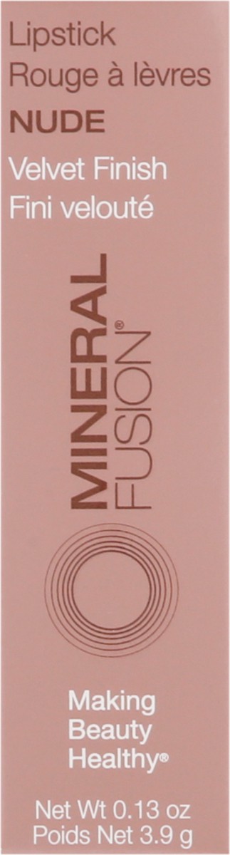 slide 3 of 12, Mineral Fusion Velvet Finish Lipstick, Nude, 1 ct