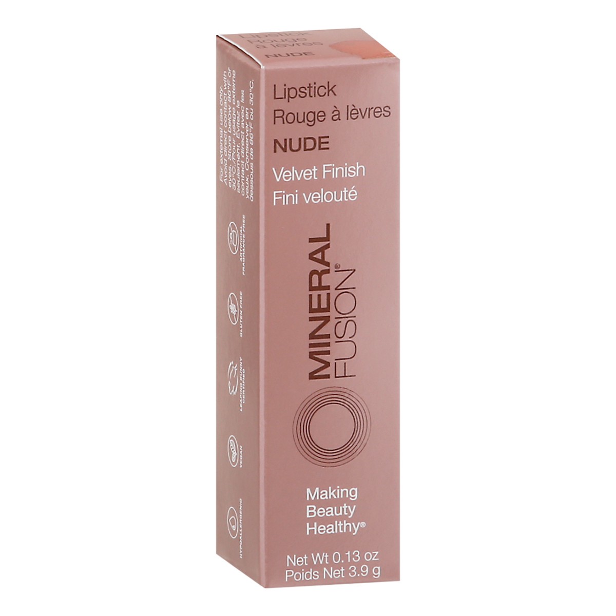 slide 10 of 12, Mineral Fusion Velvet Finish Lipstick, Nude, 1 ct